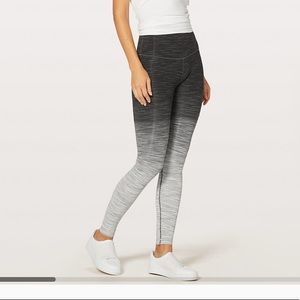 Lululemon Wunder Under High Rise Ombré Melange 31”